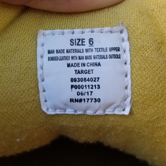 Cat & Jack hightop youth sneakers size 6 - Picture 5 of 8